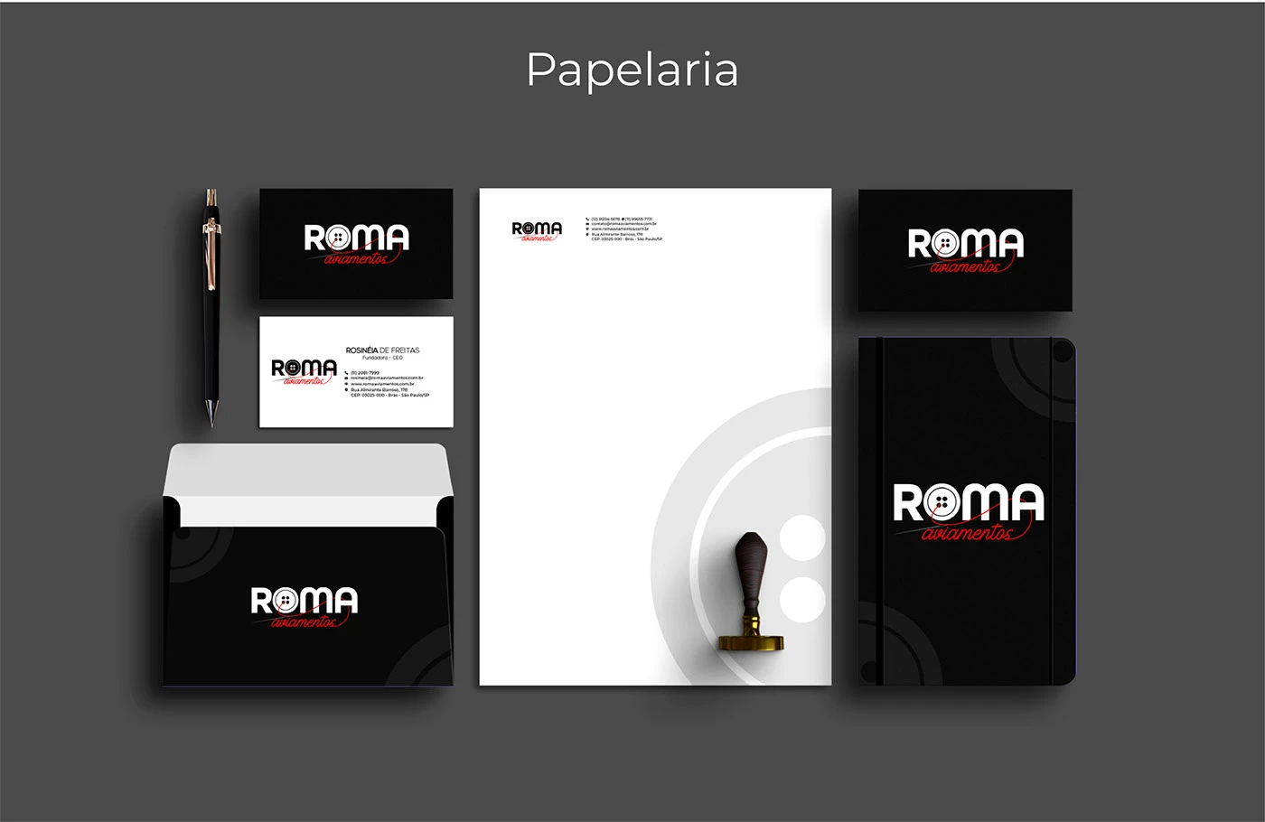 Roma Aviamentos — apresentação da identidade visual (08)