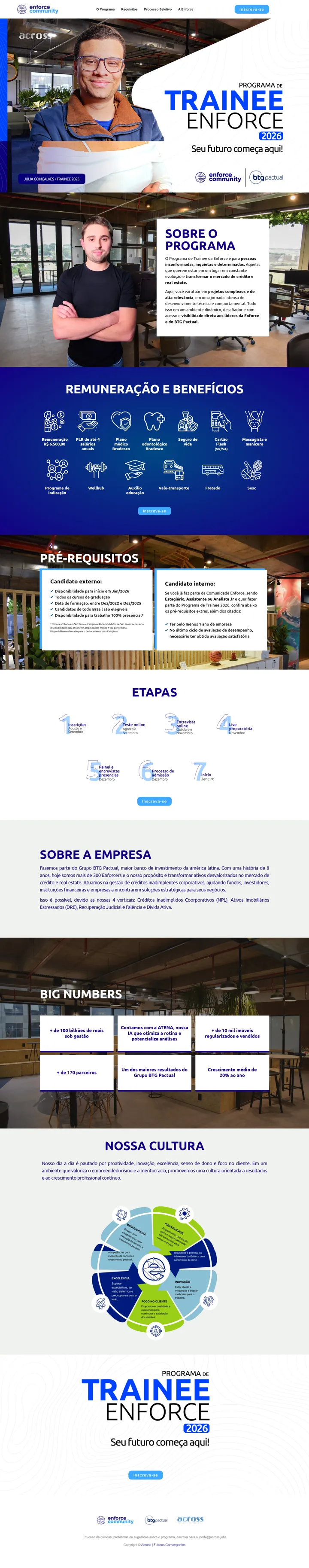 BTG Pactual — Enforce Trainee